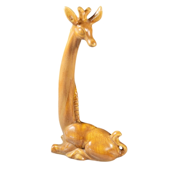 Vintage Roselane California Pottery Giraffe Figurine 9 in MCM - Picture 1 of 8